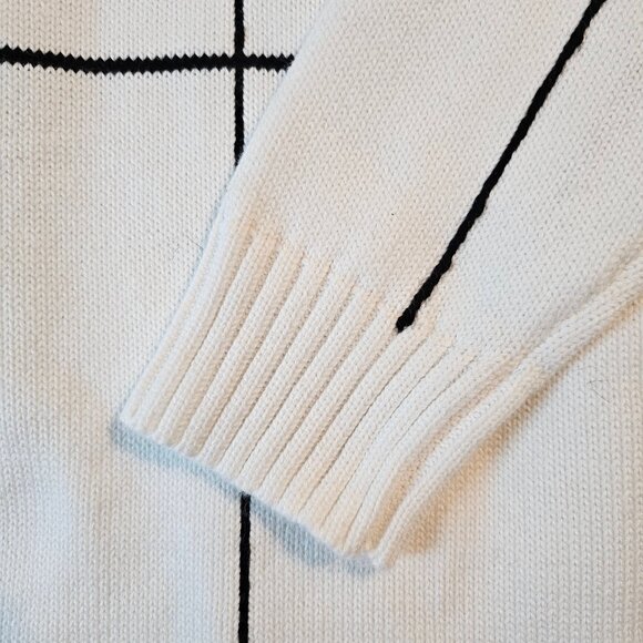 Chicwish Warm Welcome Grid Turtleneck Sweater Dress - M - Picture 6 of 9